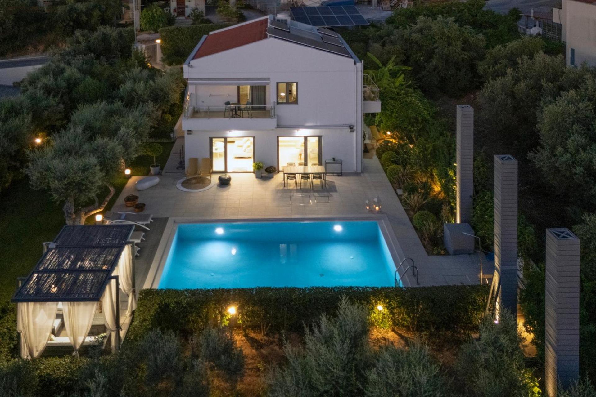Sunlight Breeze Villa Hriszí Aktí Haniá Kültér fotó